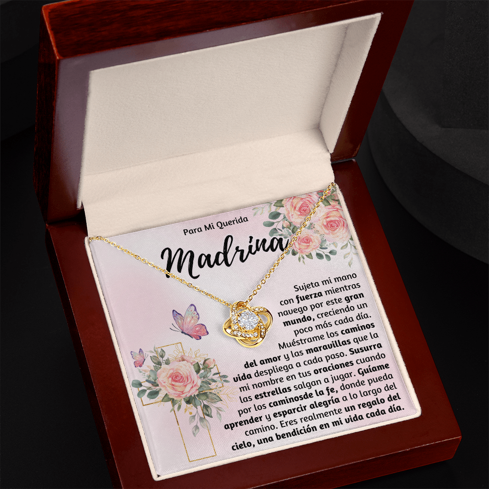 Regalo Para Madrina, Para El Amor De Mi Vida Cadena, Collar De Madrina - BR_4_MADRIJE_H8_3