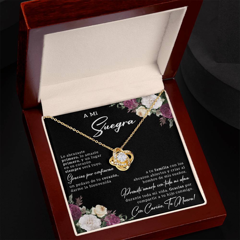 Suegra Gifts In Spanish, Regalo Para Suegra En Navidad - Love Knot - SUEG_BR2_NLNM5_3