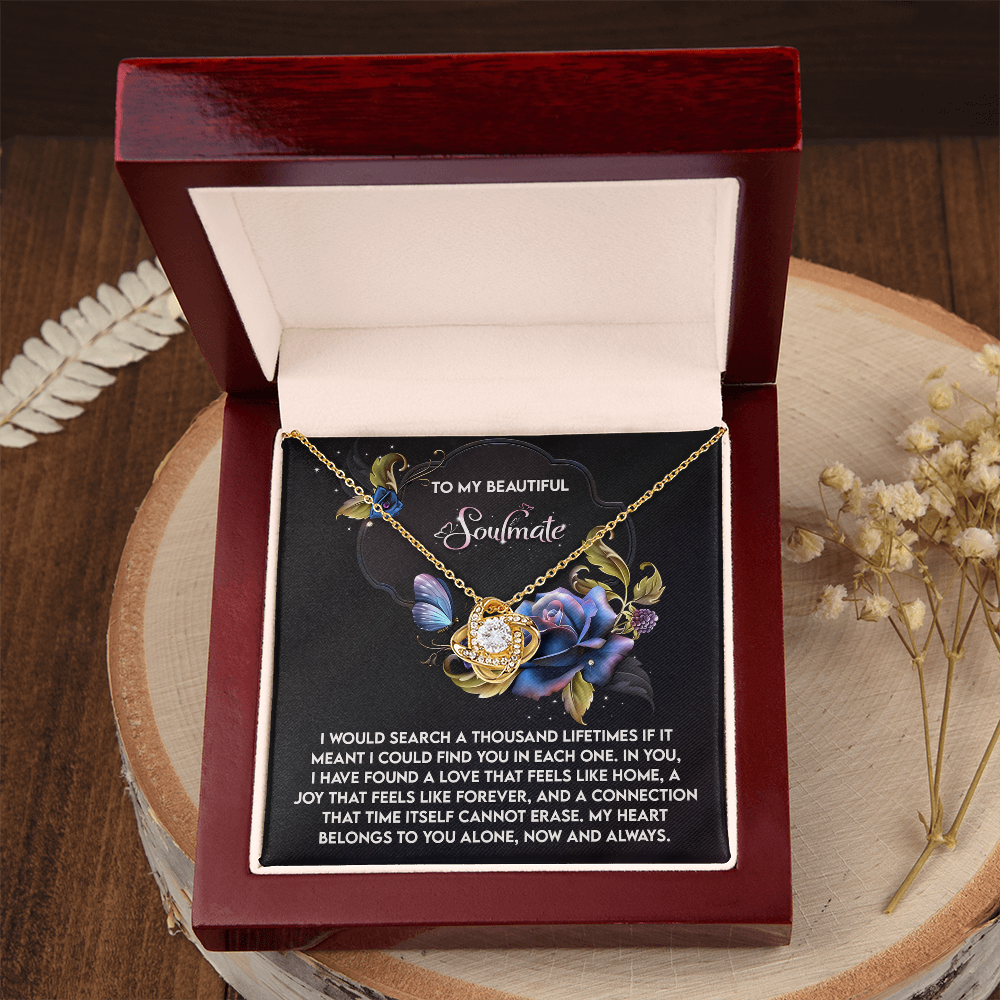 To My Beautiful Soulmate Necklace, Best Gifts For Girlfriend Christmas, Valentine Gifts For Her, Best Valentine Gifts For Her, Valentine's For Her