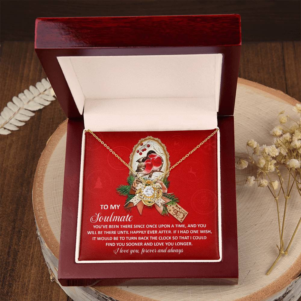 To My Soulmate Necklace, Christmas Gifts For Her, Christmas Presents For Women, Wife's Christmas Gift, Christmas For Wife