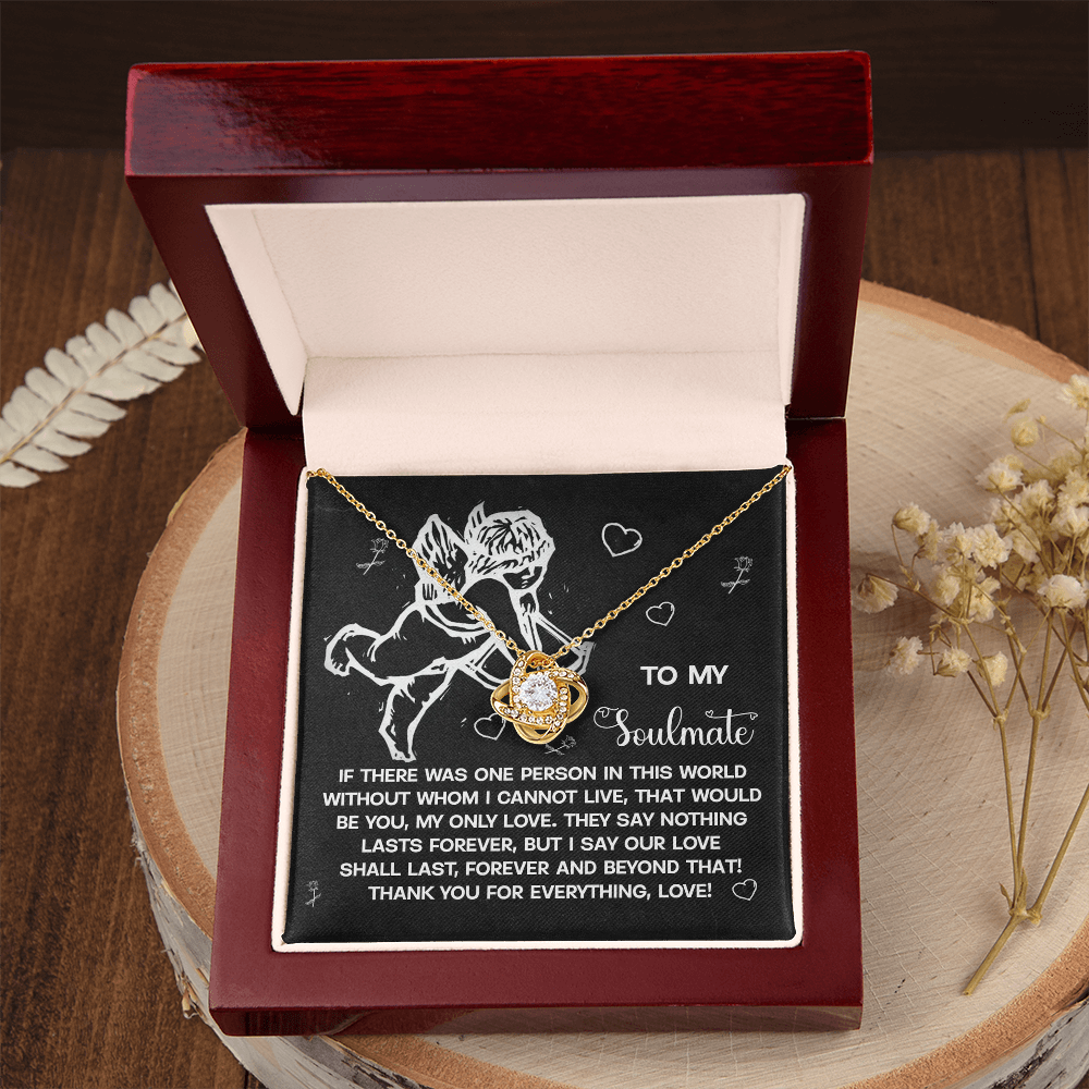 To My Soulmate Necklace, Valentine's Day Gifts, Valentine's Day Gifts For Women, Soulmate Necklace Women, Unique Valentine Gifts For Her