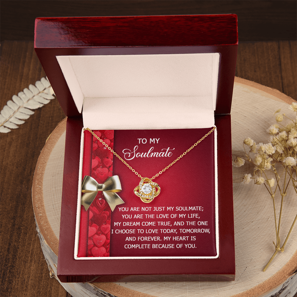 To My Soulmate Necklace, Soulmate Gifts For Women, Valentine Presents For Women, Valentine's Day For Her, Valentine Gifts For Women