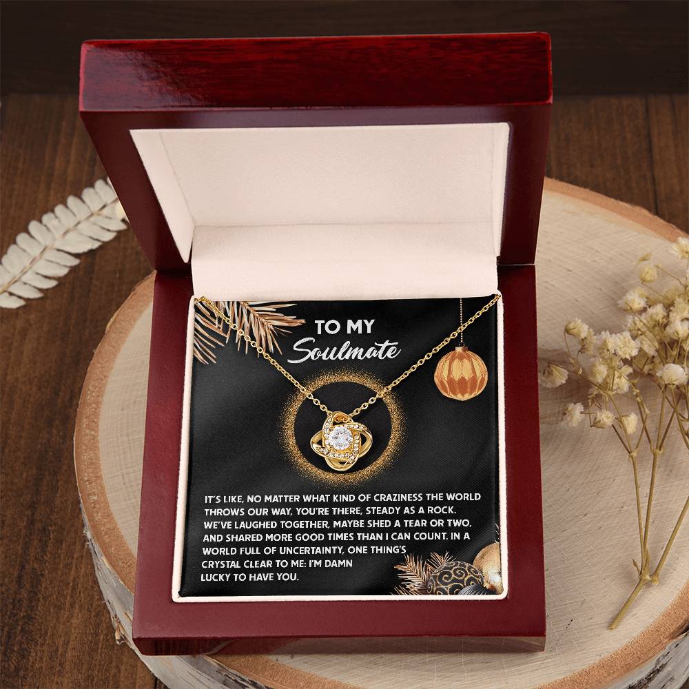 To My Soulmate Necklace, Christmas Gift Ideas 2024, Christmas Presents For Her, Girlfriend Christmas Necklace, Ideas For Christmas