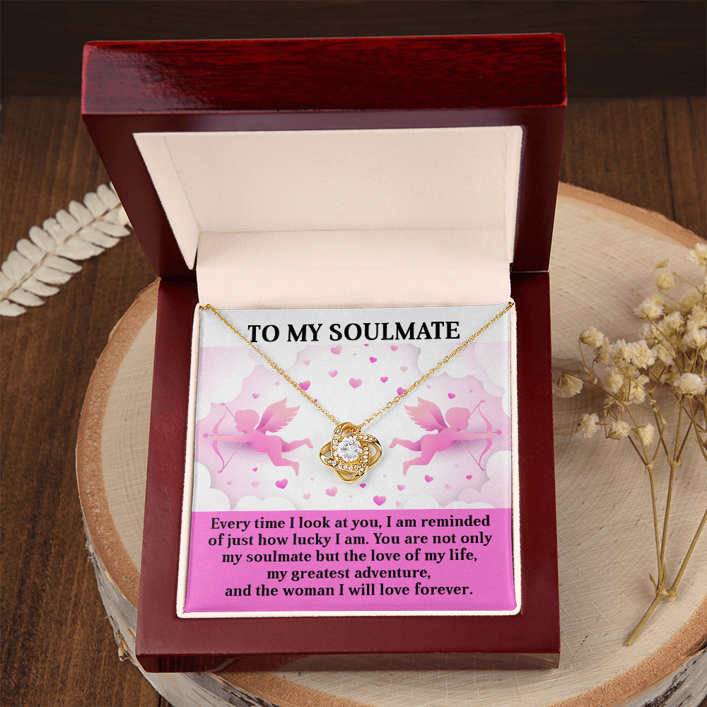 To My Soulmate Necklace, Valentine Gifts For Her, Best Valentine Gifts For Her, Valentine's Day Gifts For Women, Unique Valentine Gifts For Her