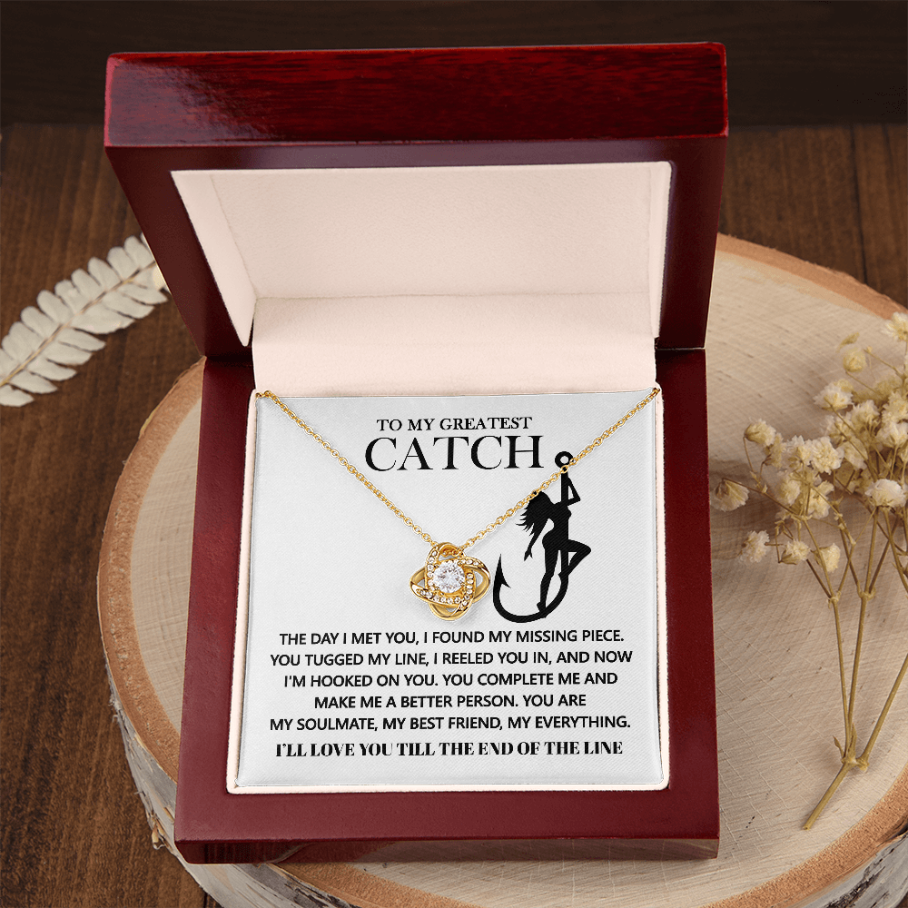 To My Greatest Catch Necklace, Naughty Valentine's Gifts For Wife, Best Valentine Gifts For Her, Valentine Presents For Women, Valentine's For Her