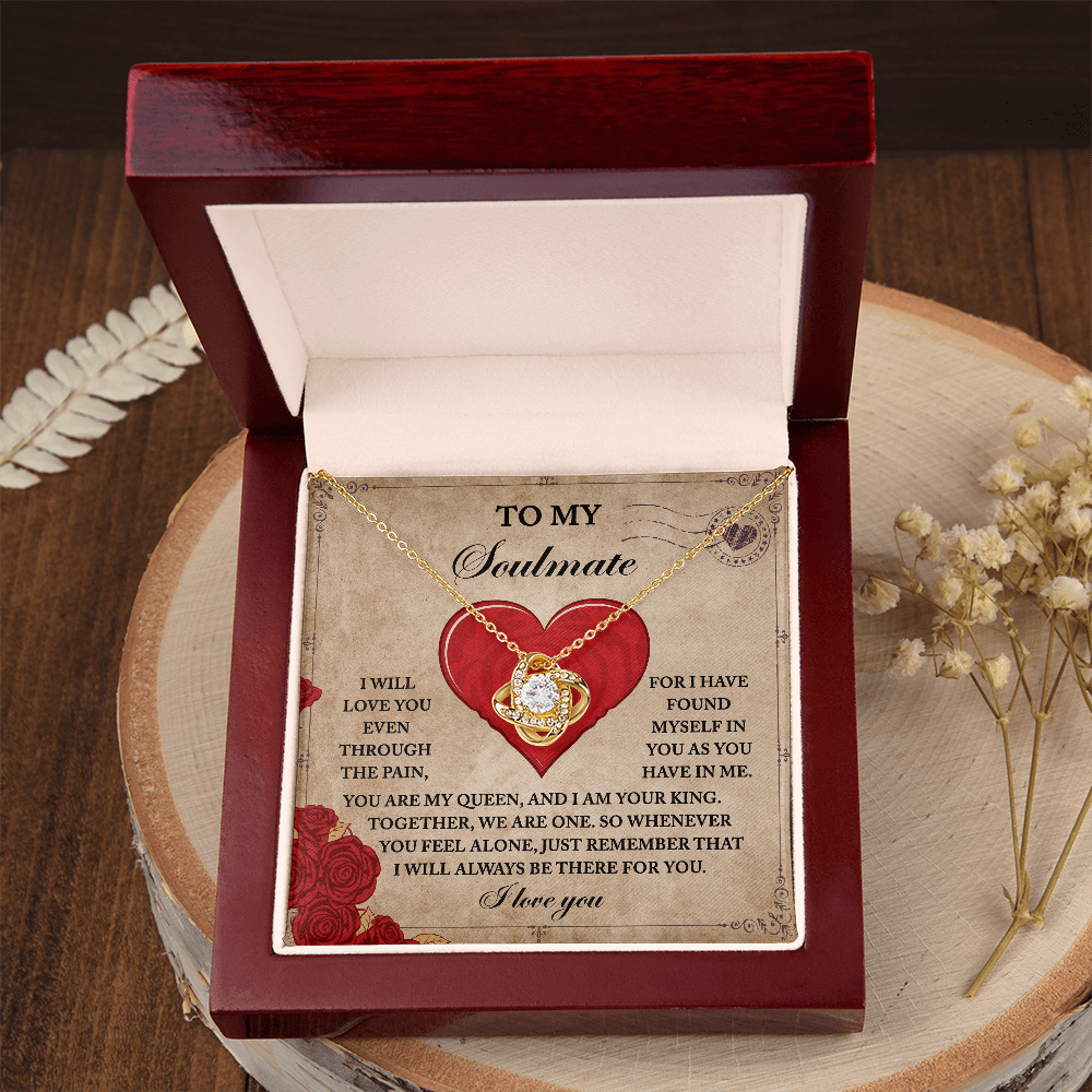 To My Soulmate Necklace, Valentine Gift For Wife From Husband, Valentine's Gift For Wife, Great Valentine Gifts For Her, Valentine's Day For Her
