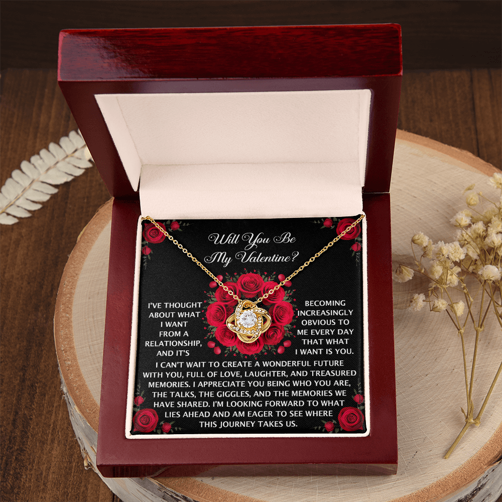 Will You Be My Valentine Necklace, Valentine's Day For Her, Unique Valentine Gifts For Her, Valentine's Day Necklace For Her, Valentine Funny Gifts