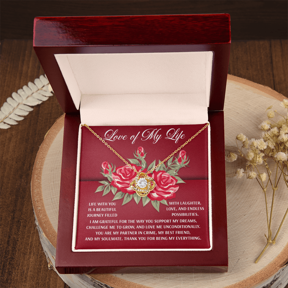 Love Of My Life Necklace, Valentine's Gifts For Wife, Valentine's Necklace For Her, Women's Valentine's Day Gifts, Best Valentine Gifts For Wife