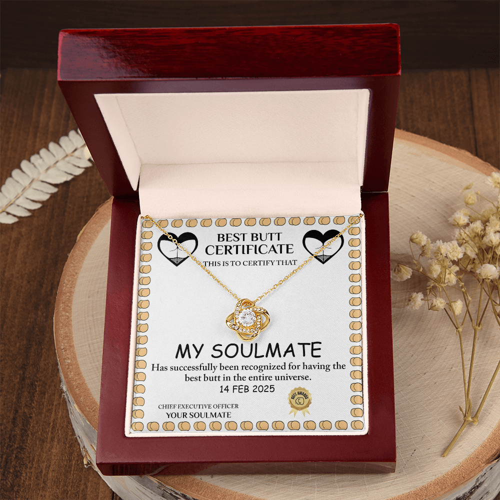 My Soulmate Necklace, To My Soulmate Necklace, Valentine For Her Gift, Valentine's Gift For Women, To My Soulmate Necklace For Women Funny