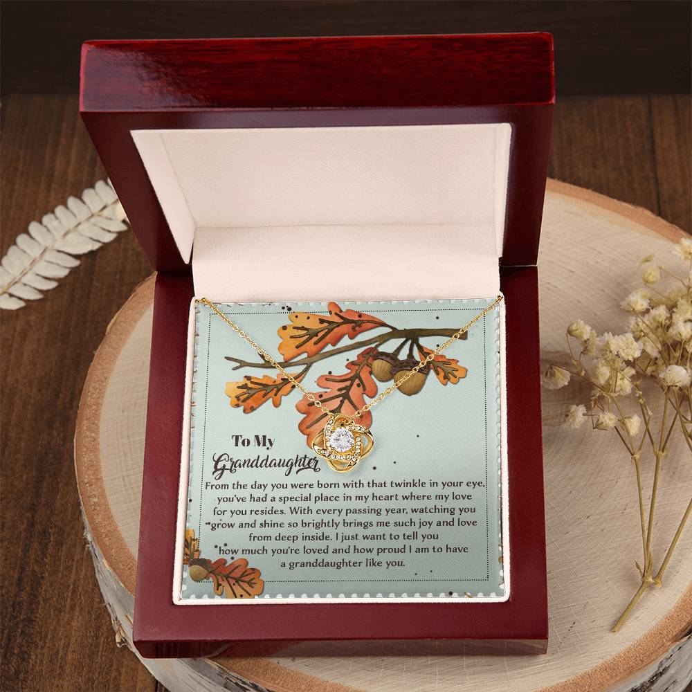 To My Granddaughter Necklace, Gifts For Granddaughter From Grandma, Valentines Card For Granddaughter, Necklace For Granddaughter From Grandpa