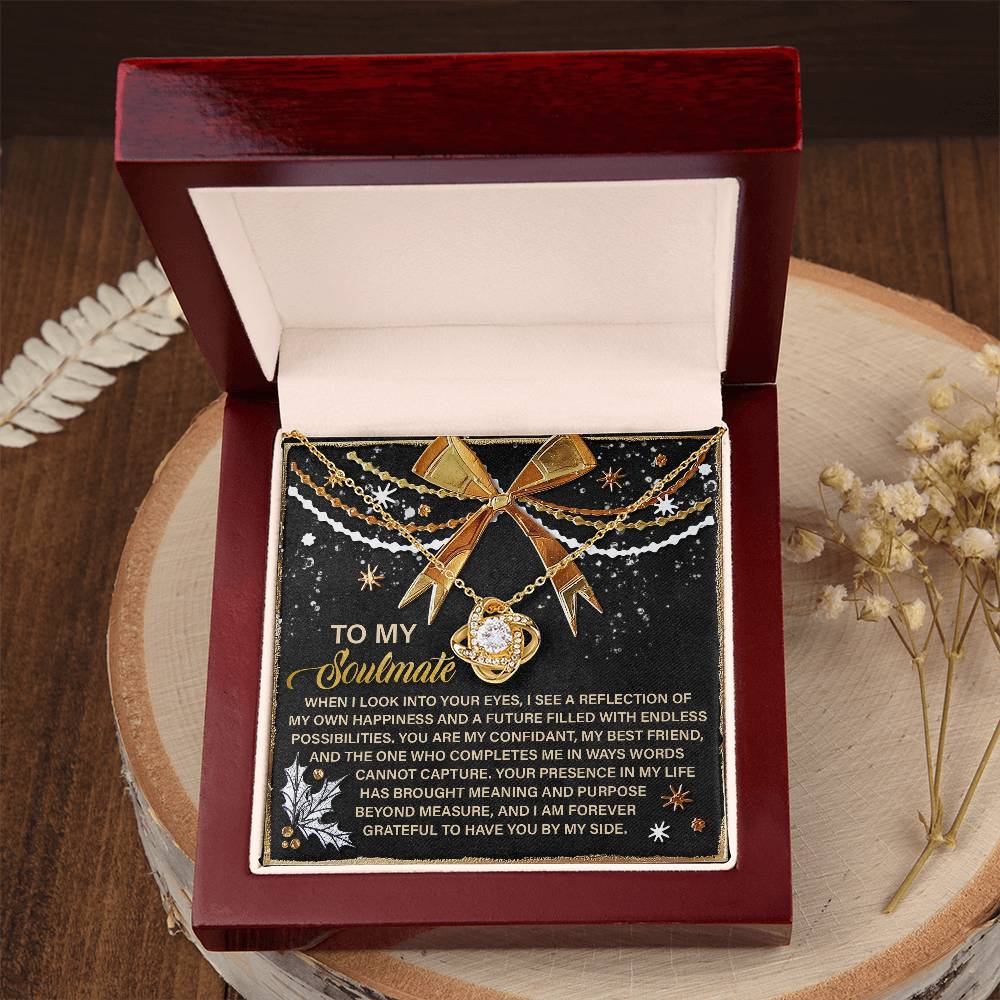 To My Soulmate Necklace For Women, Soulmate Necklace For Women, Christmas For Wife, Funny Christmas Gifts For Wife
