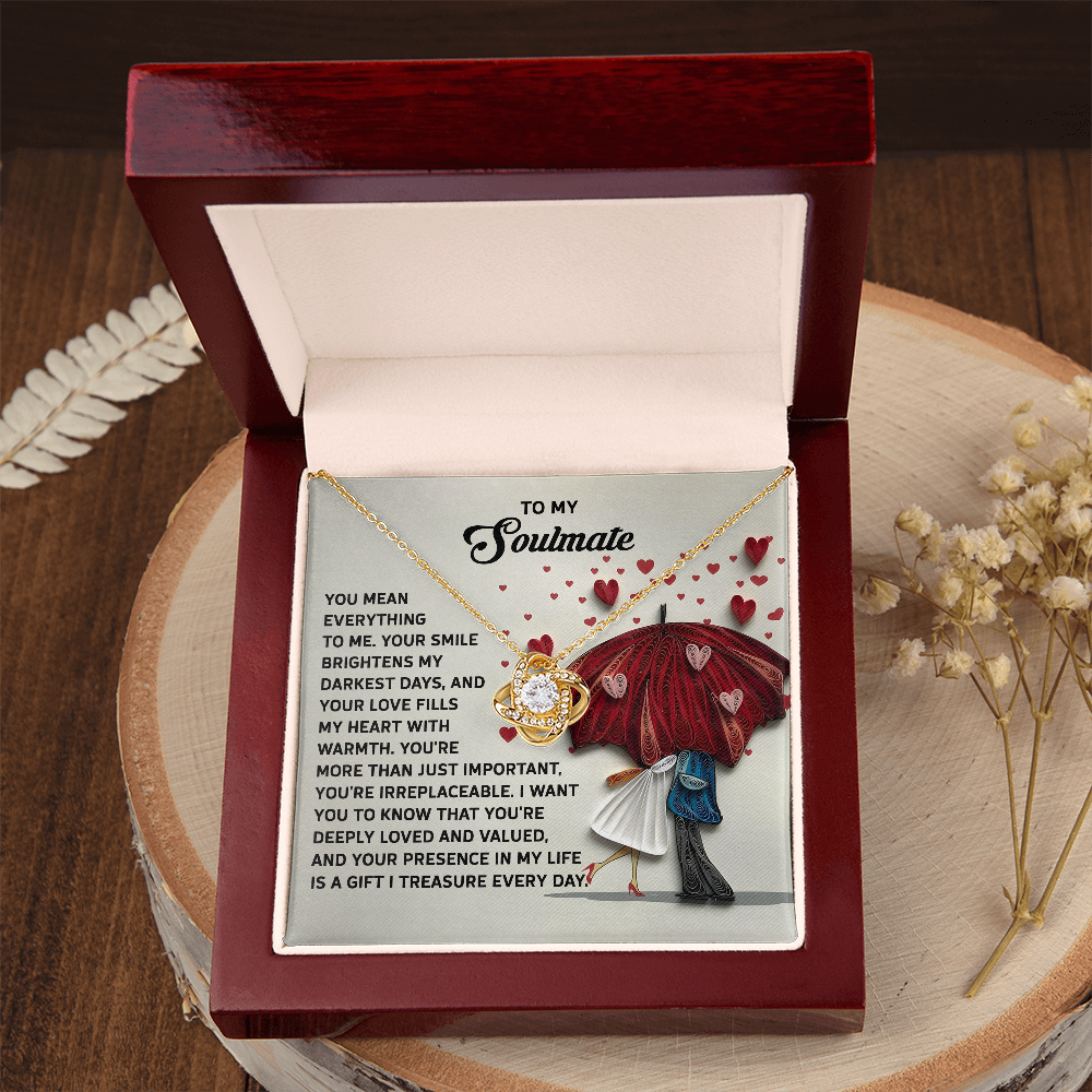 To My Soulmate Necklace, San Valentine Gift For Her, Valentine Presents For Women, Soulmate Gifts For Her, Valentine Gifts For Women