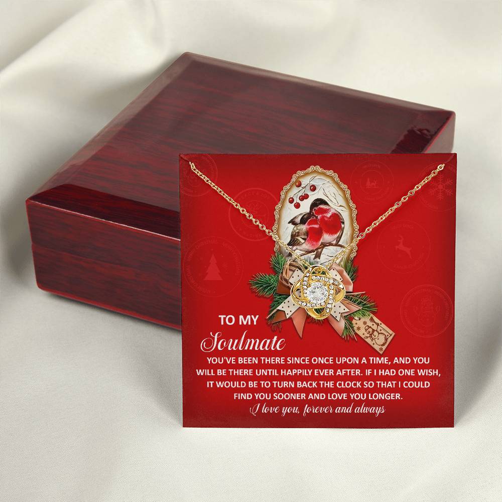 To My Soulmate Necklace, Christmas Gifts For Her, Christmas Presents For Women, Wife's Christmas Gift, Christmas For Wife