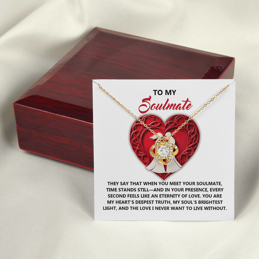 To My Soulmate Necklace, Gifts For Girlfriend Unique, Best Valentine Gift For Wife, Love Necklace For Girlfriend, Valentines Necklace For Girlfriend