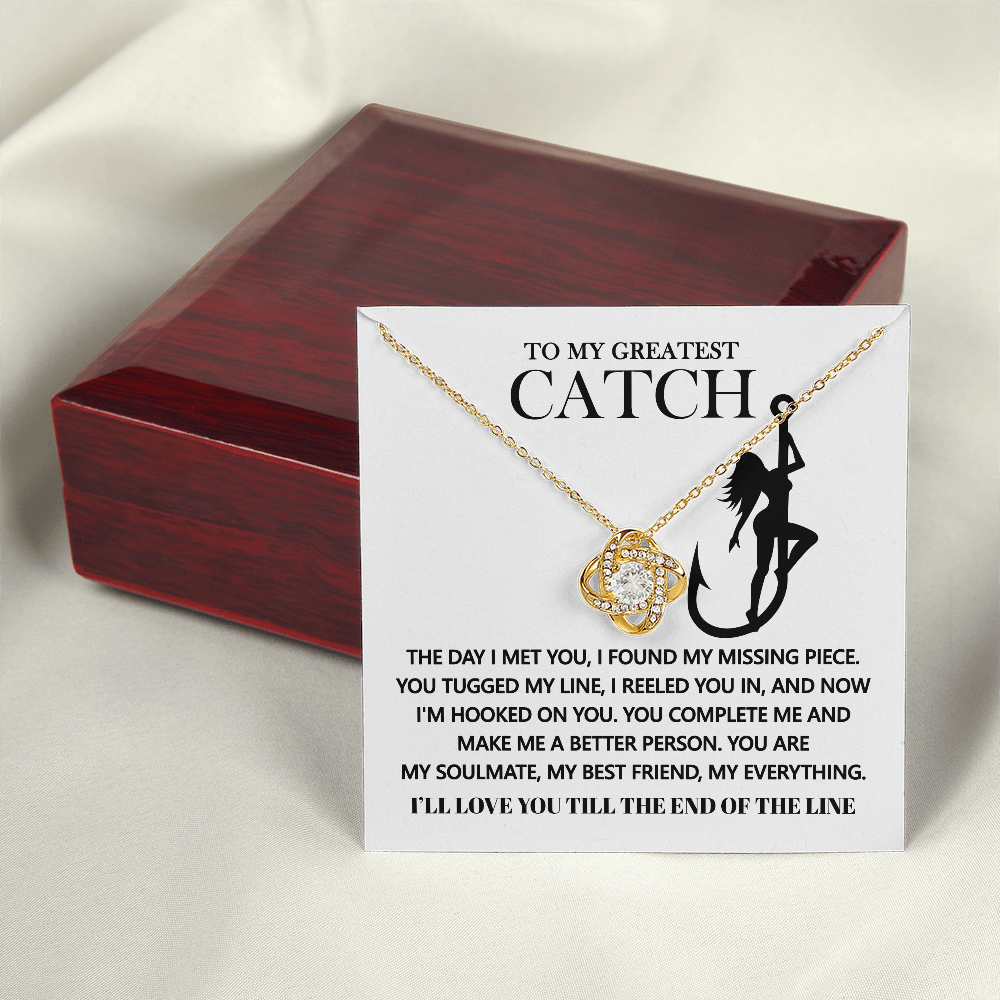 To My Greatest Catch Necklace, Naughty Valentine's Gifts For Wife, Best Valentine Gifts For Her, Valentine Presents For Women, Valentine's For Her