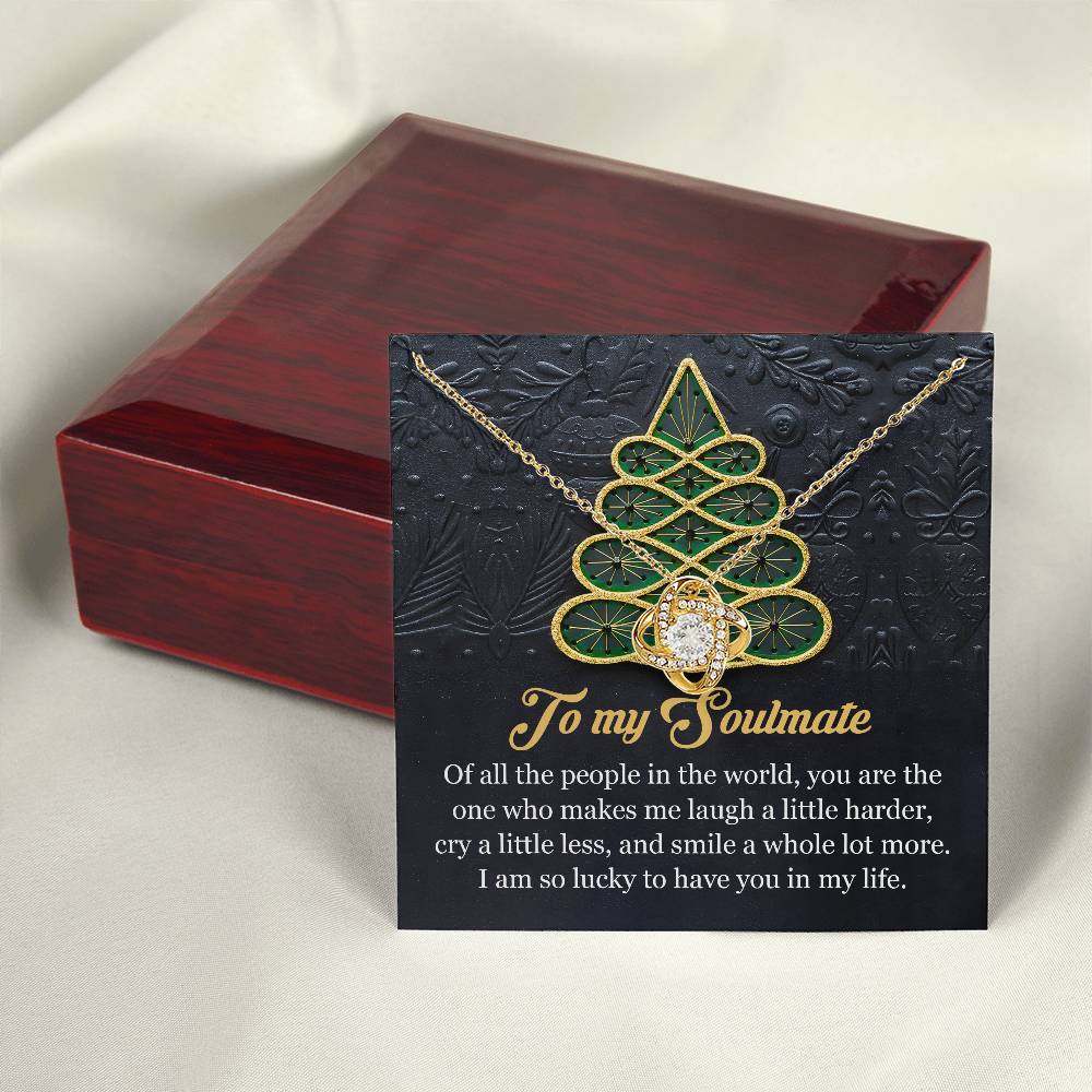 To My Soulmate Necklace, Christmas Gift For Girlfriend, Christmas Gifts Ideas For Wife, Soulmate Necklace Women