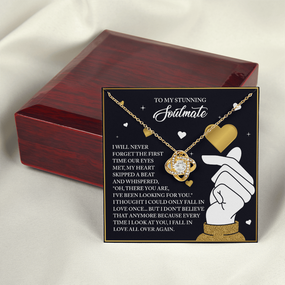 To My Stunning Soulmate Necklace, Valentine Gift For My Wife, Valentine's Gifts For Wife, Valentine Gifts For Her Romantic, Valentine's Day Gifts