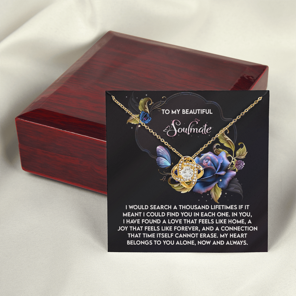To My Beautiful Soulmate Necklace, Best Gifts For Girlfriend Christmas, Valentine Gifts For Her, Best Valentine Gifts For Her, Valentine's For Her