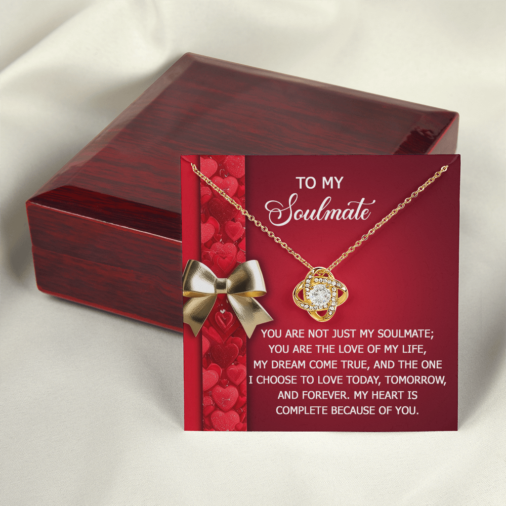 To My Soulmate Necklace, Soulmate Gifts For Women, Valentine Presents For Women, Valentine's Day For Her, Valentine Gifts For Women