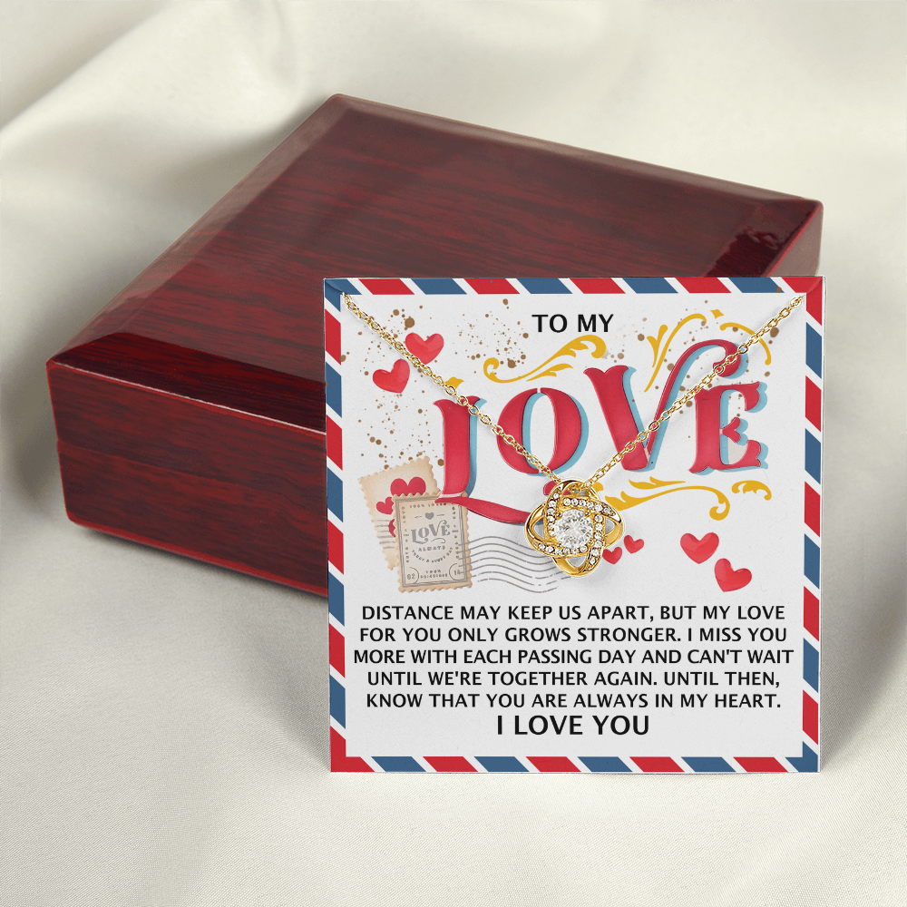To My Love Necklace, Valentine Gifts For Her, Valentine's Day Necklace For Her, Valentine's Day Gift Wife, Valentine's Day Gifts For Women