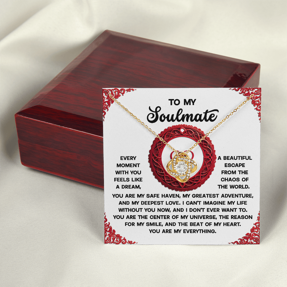 To My Soulmate Necklace, Valentine's Day Gifts, Valentine's Day Gifts For Women, Soulmate Necklace Women, Unique Valentine Gifts For Her