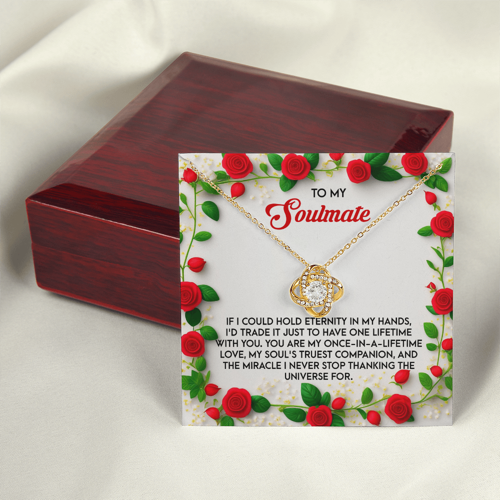 To My Soulmate Necklace, Necklaces For Girlfriend Gold, To My Beautiful Soulmate Necklace, Valentine Gifts For Husbands From Wife