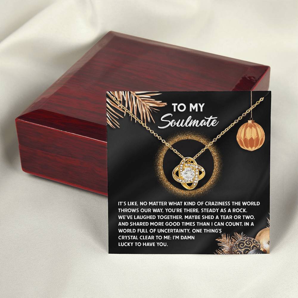 To My Soulmate Necklace, Christmas Gift Ideas 2024, Christmas Presents For Her, Girlfriend Christmas Necklace, Ideas For Christmas