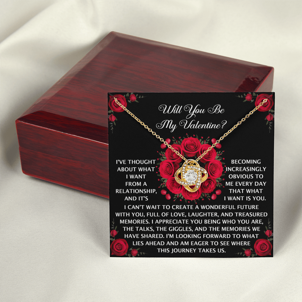 Will You Be My Valentine Necklace, Valentine's Day For Her, Unique Valentine Gifts For Her, Valentine's Day Necklace For Her, Valentine Funny Gifts