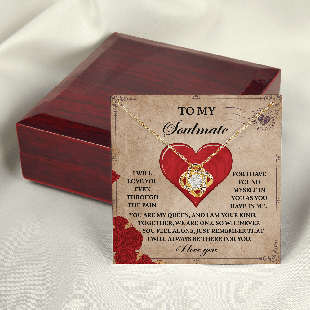 To My Soulmate Necklace, Valentine Gift For Wife From Husband, Valentine's Gift For Wife, Great Valentine Gifts For Her, Valentine's Day For Her