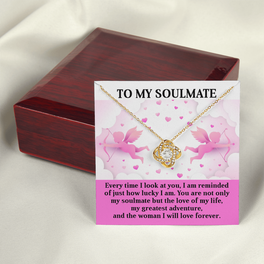 To My Soulmate Necklace, Valentine Gifts For Her, Best Valentine Gifts For Her, Valentine's Day Gifts For Women, Unique Valentine Gifts For Her