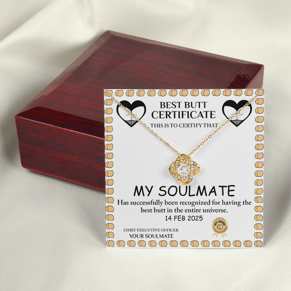 My Soulmate Necklace, To My Soulmate Necklace, Valentine For Her Gift, Valentine's Gift For Women, To My Soulmate Necklace For Women Funny