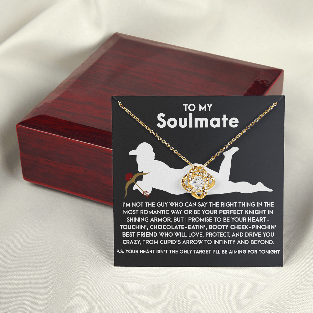 To My Soulmate Necklace, Best Valentine Gifts For Wife, To My Wife Valentine's Day Gift, Valentine's Day Necklace For Her, Valentine Birthday Gifts