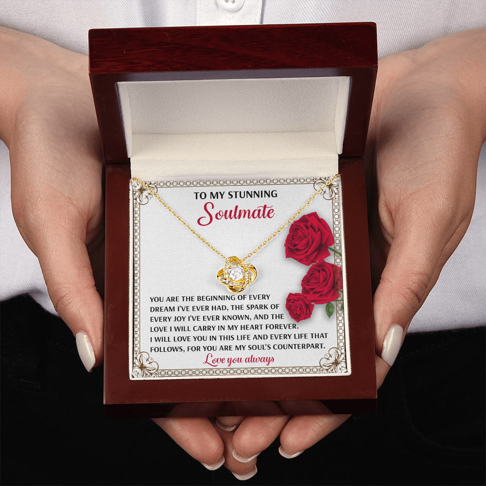 To My Stunning Soulmate Necklace, Best Valentine Gifts For Wife, Naughty Valentine's Gifts For Wife, Valentine Gifts For My Wife, Valentine For Wife
