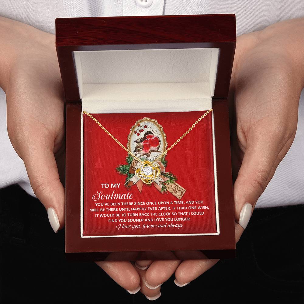 To My Soulmate Necklace, Christmas Gifts For Her, Christmas Presents For Women, Wife's Christmas Gift, Christmas For Wife