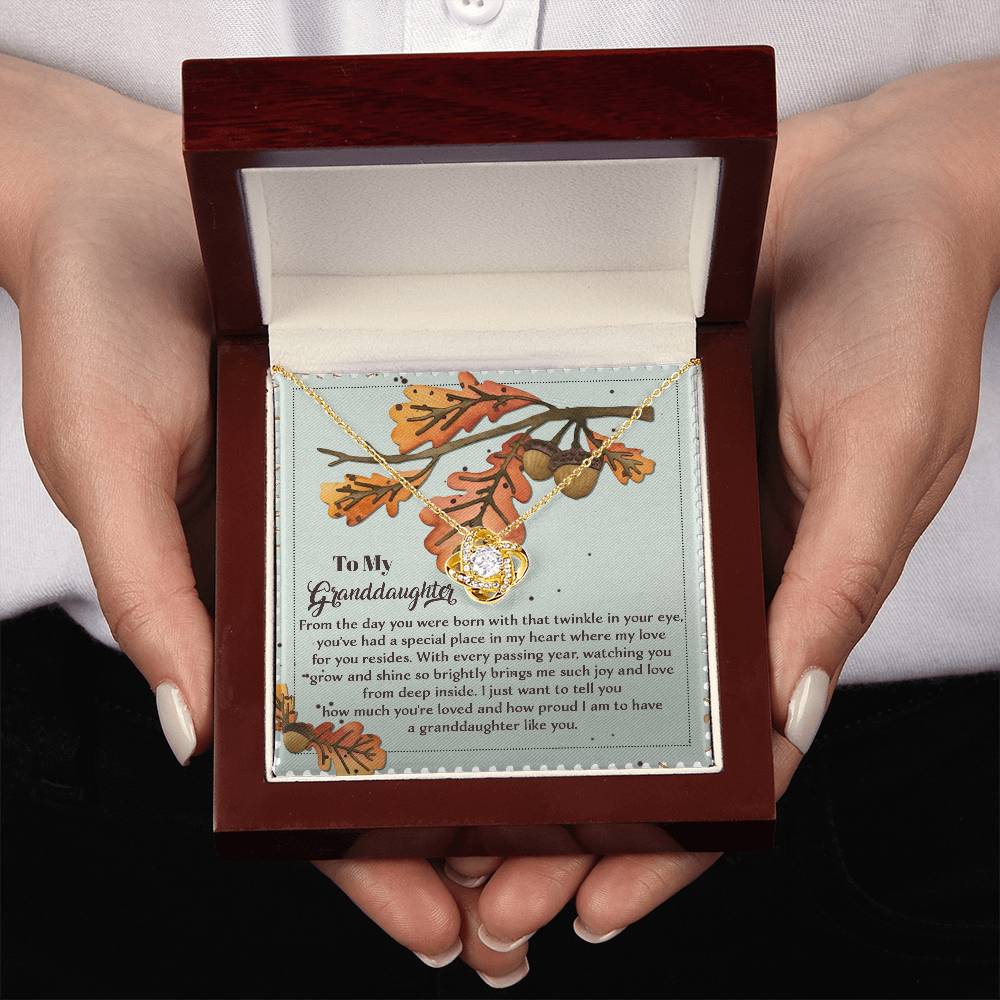 To My Granddaughter Necklace, Gifts For Granddaughter From Grandma, Valentines Card For Granddaughter, Necklace For Granddaughter From Grandpa