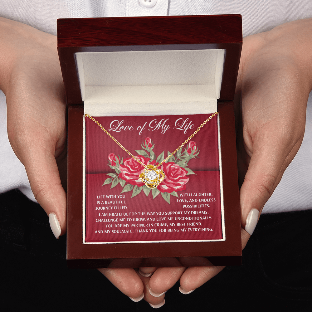 Love Of My Life Necklace, Valentine's Gifts For Wife, Valentine's Necklace For Her, Women's Valentine's Day Gifts, Best Valentine Gifts For Wife