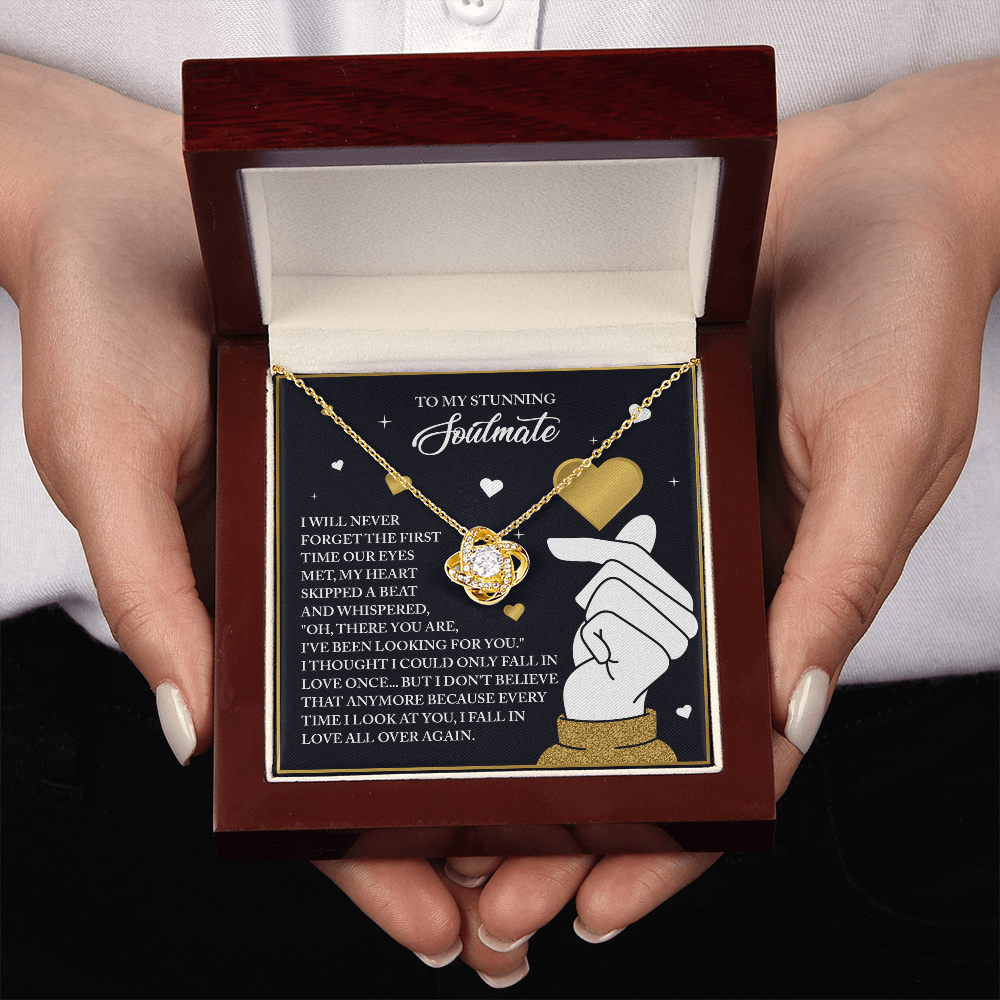 To My Stunning Soulmate Necklace, Valentine Gift For My Wife, Valentine's Gifts For Wife, Valentine Gifts For Her Romantic, Valentine's Day Gifts