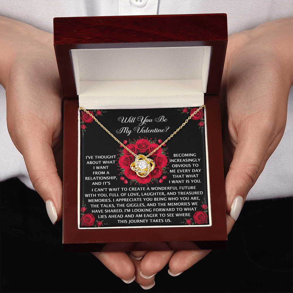 Will You Be My Valentine Necklace, Valentine's Day For Her, Unique Valentine Gifts For Her, Valentine's Day Necklace For Her, Valentine Funny Gifts