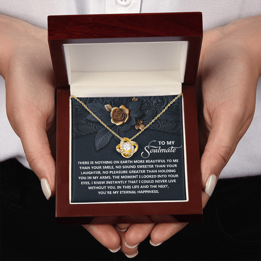 To My Soulmate Necklace, Best Valentine Gift For Wife, Valentine For Her Gift, Soulmate Necklace For Women, Valentine's Day Gifts For Women