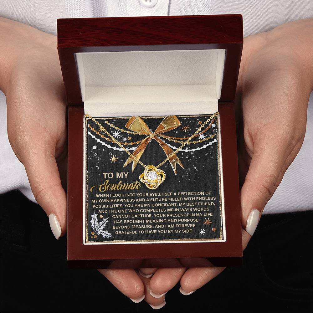 To My Soulmate Necklace For Women, Soulmate Necklace For Women, Christmas For Wife, Funny Christmas Gifts For Wife