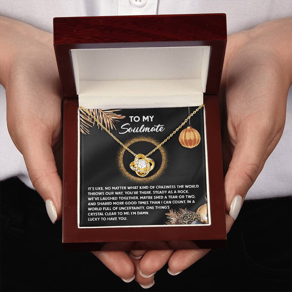 To My Soulmate Necklace, Christmas Gift Ideas 2024, Christmas Presents For Her, Girlfriend Christmas Necklace, Ideas For Christmas