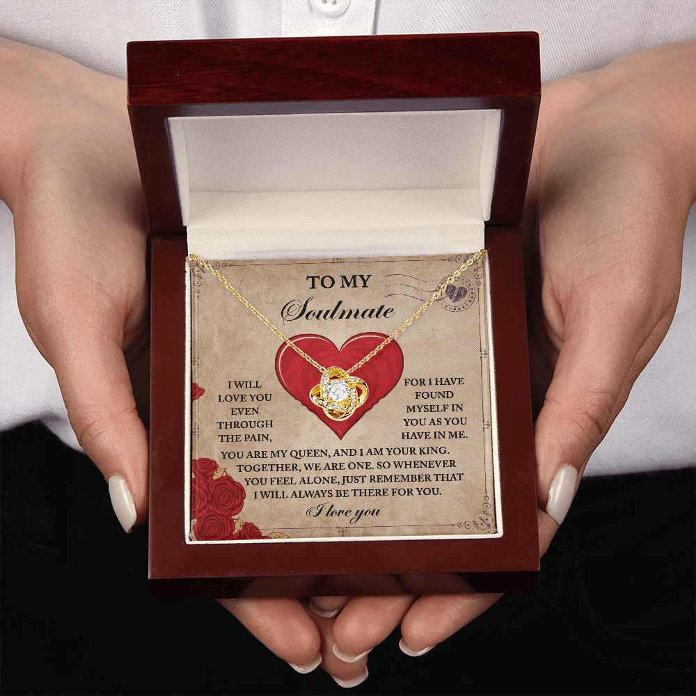 To My Soulmate Necklace, Valentine Gift For Wife From Husband, Valentine's Gift For Wife, Great Valentine Gifts For Her, Valentine's Day For Her