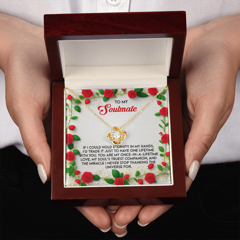 To My Soulmate Necklace, Necklaces For Girlfriend Gold, To My Beautiful Soulmate Necklace, Valentine Gifts For Husbands From Wife