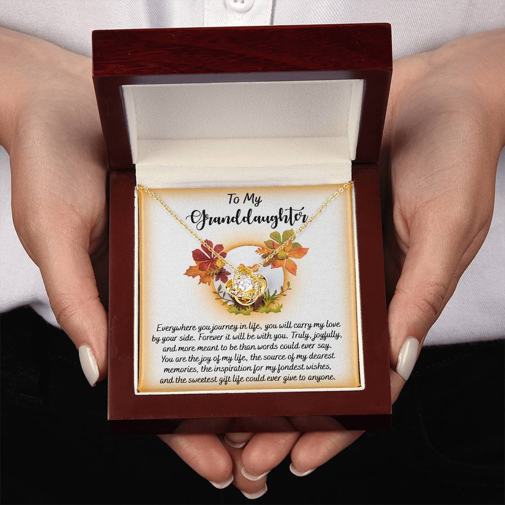 To My Granddaughter Necklace, Grandmother Granddaughter Gifts, Granddaughter Necklace From Grandparents, Christmas Gifts For Granddaughter