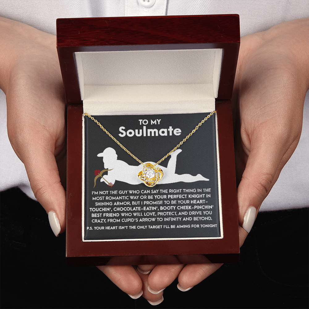 To My Soulmate Necklace, Best Valentine Gifts For Wife, To My Wife Valentine's Day Gift, Valentine's Day Necklace For Her, Valentine Birthday Gifts