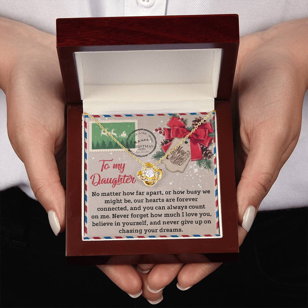 Christmas Gifts For Daughter From Dad, Customized Gifts For Daughter Christmas, Necklace For Daughter From Mom And Dad, To My Daughter From Mom