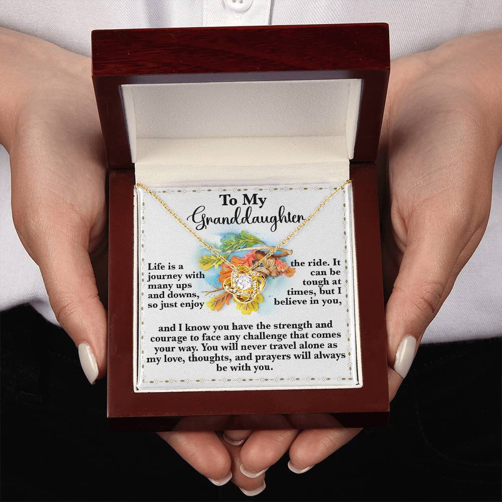 To My Granddaughter Necklace, Gifts For Granddaughter From Grandparents, Granddaughter Necklace From Nana, Valentines Gifts For Granddaughter