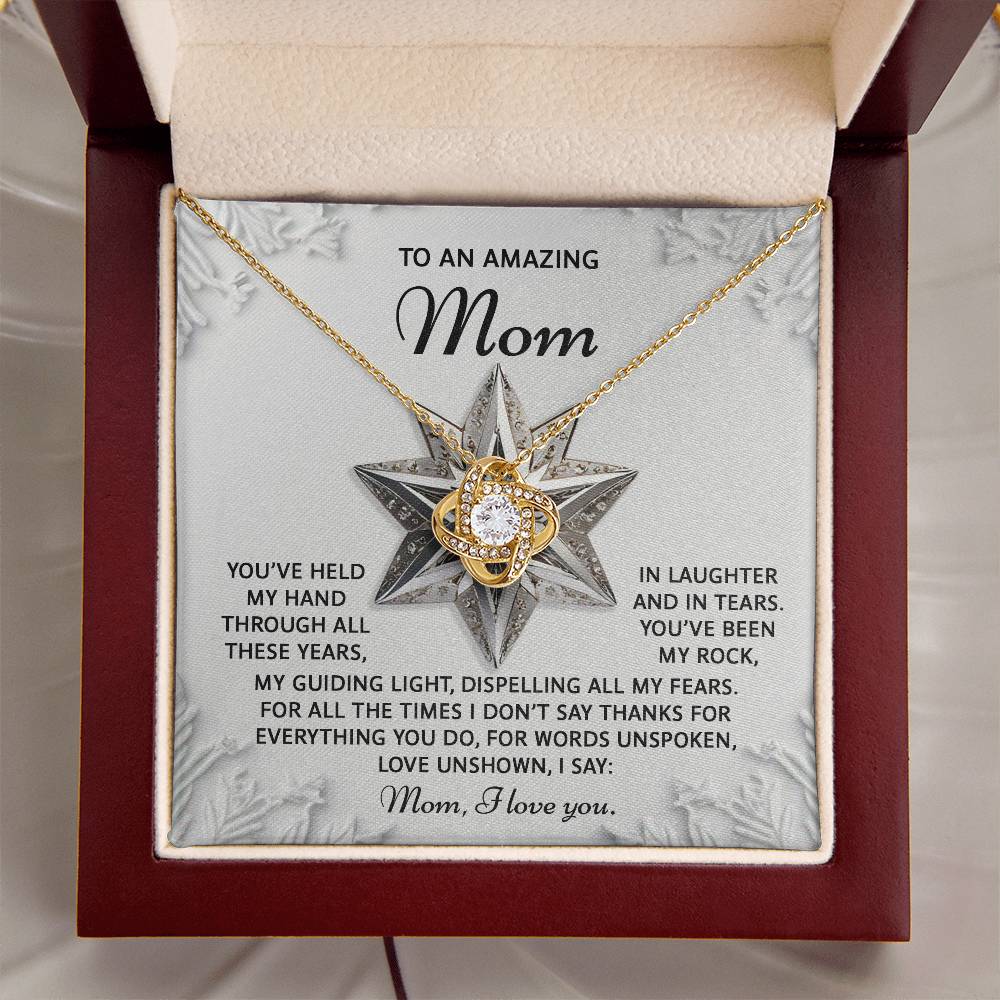 To My Amazing Mom Necklace, Christmas For Mom From Son, Christmas Gift For My Mom, Mom Christmas Gifts From Son