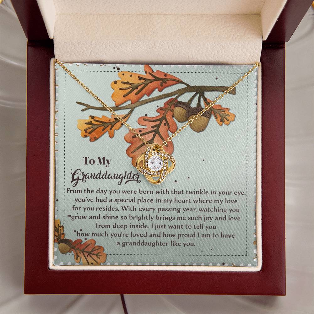 To My Granddaughter Necklace, Gifts For Granddaughter From Grandma, Valentines Card For Granddaughter, Necklace For Granddaughter From Grandpa