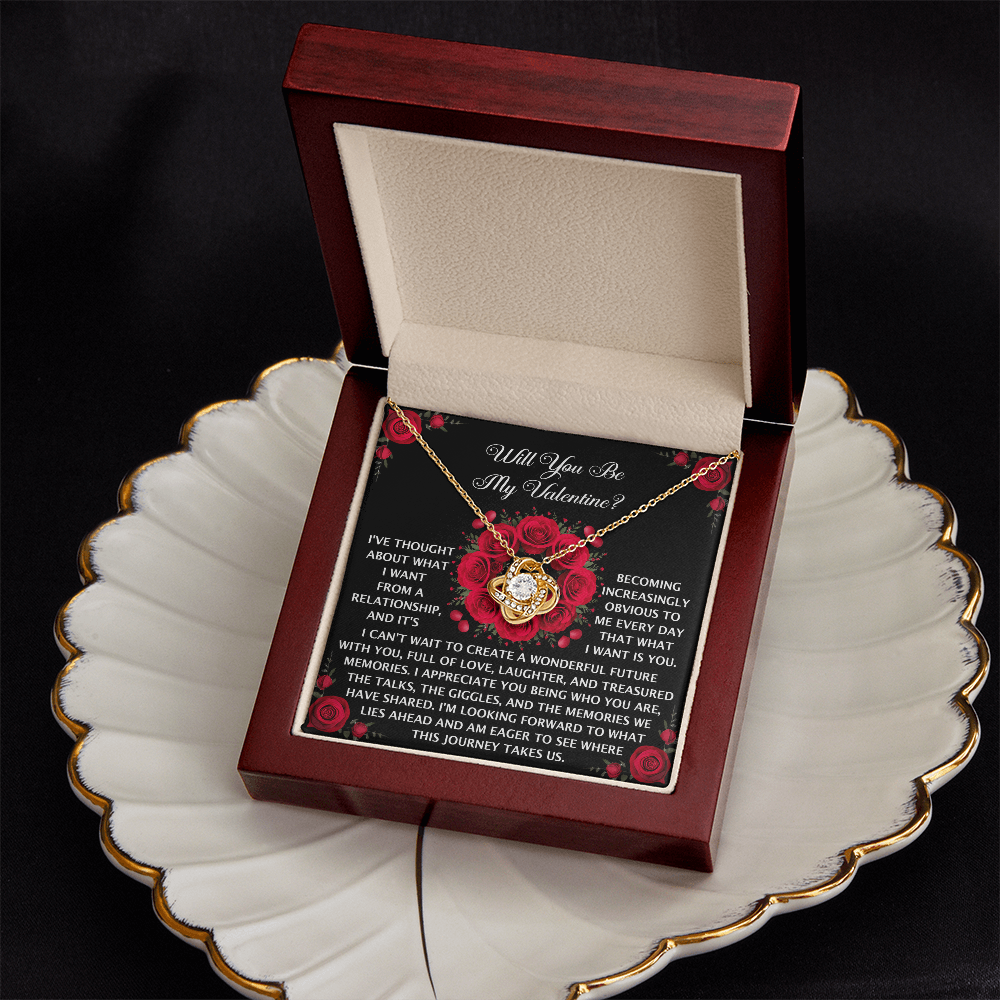 Will You Be My Valentine Necklace, Valentine's Day For Her, Unique Valentine Gifts For Her, Valentine's Day Necklace For Her, Valentine Funny Gifts